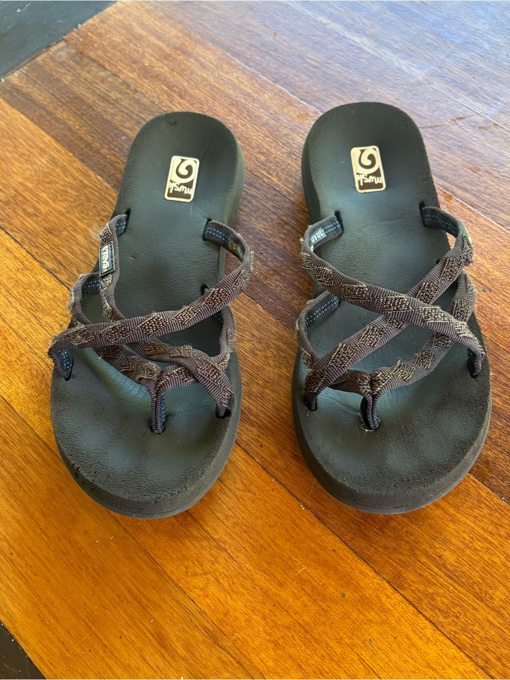 Teva Brown Strappy Sandals